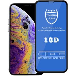 Mobigear Premium iPhone XS Panzerglas Gehärtetes Glas Displayschutz - Hüllenfreundlich - Schwarz Mobigear Premium iPhone XS Panzerglas Gehärtetes Glas Displayschutz - Hüllenfreundlich - Schwarz