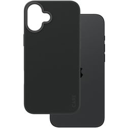 CARE by PanzerGlass Fashionable iPhone 16 Plus Silikon MagSafe Hülle Backcover - Schwarz
