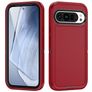 Mobigear Rugged Google Pixel 9 Pro Hülle Hardcase Backcover Stoßfest - Rot