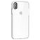Mobigear Full Bumper iPhone XS Max Hülle Hardcase Backcover Stoßfest - Weiß / Transparent