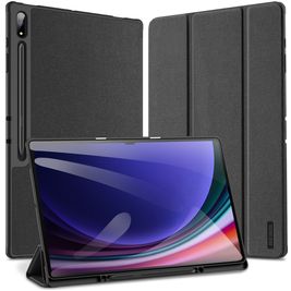 Mobigear Domo Samsung Galaxy Tab S10 Ultra Hülle Klapphülle + Stifthalter - Schwarz