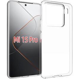 Mobigear Basics Durchsichtig Xiaomi 15 Pro Hülle Flexibles TPU Backcover - Transparent