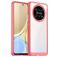 Mobigear Crystal HONOR Magic 4 Lite Hülle Hardcase Backcover - Transparent / Rot