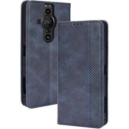Mobigear Sensation Sony Xperia Pro-I Hülle Klapphülle Geldbörse - Blau