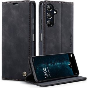 CaseMe 013 Samsung Galaxy A16 Klapphülle Portemonnaie - Schwarz