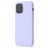 Mobigear Rubber Touch iPhone 12 Silikon Hülle Backcover - Lila