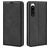 Mobigear Retro Slim Sony Xperia 5 IV Klapphülle Portemonnaie - Schwarz