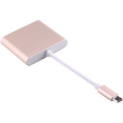 Mobigear USB-C auf HDMI / USB-A / USB-C Hub - Gold