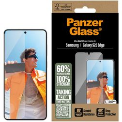 PanzerGlass Ultra-Wide Fit Samsung Galaxy S25 Edge Gehärtetes Glas Displayschutz - Hüllenfreundlich