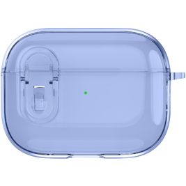 Mobigear Crystal Clip Apple AirPods Pro 1 Hardcase Hülle - Blau