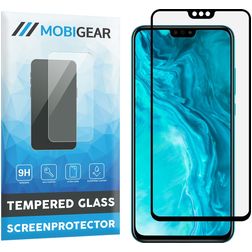 Mobigear Premium HONOR 9X Lite Panzerglas Displayschutz - Hüllenfreundlich - Schwarz