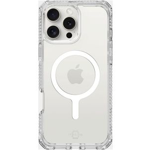 ITSKINS Level 2 HybridMagClear R Durchsichtig iPhone 16 Pro Max MagSafe Hülle Hardcase Backcover Stoßfest - Transparent