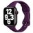 Mobigear Sport Slim Silikon Apple Watch Armband Drückerschließe - 42/41/40/38 mm - Lila