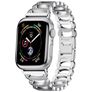 Mobigear Vienna Edelstahl Apple Watch Armband Faltschließe - 42/41/40/38 mm - Silber