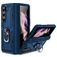 Mobigear Armor Ring Samsung Galaxy Z Fold 5 Hülle Hardcase Backcover Stoßfest mit Ringhalter - Blau