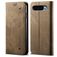Mobigear Ranch Google Pixel 9 Pro Hülle Klapphülle Geldbörse - Khaki