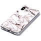 Mobigear Marble Xiaomi Mi 8 Hülle Flexibles TPU Backcover - Weiß