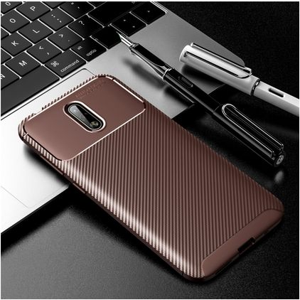 Mobigear Racing Nokia 2.3 Hülle Flexibles TPU Backcover - Braun