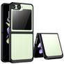 Mobigear Crystal Samsung Galaxy Z Flip 5 Hülle Hardcase Backcover - Transparent / Schwarz