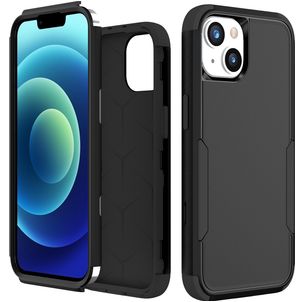 Mobigear Ultra Tough iPhone 15 Hülle Hardcase Backcover Stoßfest - Schwarz