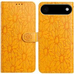 Mobigear Flowers iPhone Air Hülle Klapphülle Geldbörse - Gelb