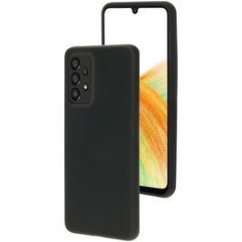 Mobiparts Samsung Galaxy A33 Silikon Hülle Backcover - Schwarz