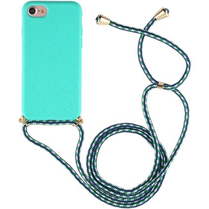 Mobigear Lanyard iPhone SE (2020) Flexibles TPU Handykette - Türkis