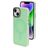 Mobiparts Hardcover iPhone 13 MagSafe Hülle Hardcase Backcover - Satin Light Green