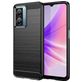 Mobigear Brushed Slim Realme Narzo 50 5G Hülle Flexibles TPU Backcover - Schwarz