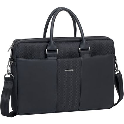 Rivacase Narita Business Laptop Umhängetasche Laptoptasche - Schwarz
