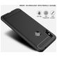 Mobigear Brushed Slim Motorola One Power Hülle Flexibles TPU Backcover - Blau