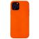 Mobigear Rubber Touch iPhone 12 Silikon Hülle Backcover - Coral
