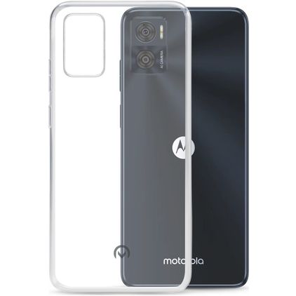 Mobilize Gelly Durchsichtig Motorola Moto E22i Hülle Flexibles TPU Backcover - Transparent
