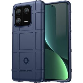 Mobigear Rugged Shield Xiaomi 13 Pro Hülle Flexibles TPU Backcover Stoßfest - Blau