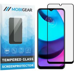 Mobigear Premium Motorola Moto E20 Panzerglas Gehärtetes Glas Displayschutz - Hüllenfreundlich - Schwarz
