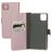 Mobiparts Saffiano Wallet Samsung Galaxy A22 5G Klapphülle Portemonnaie - Pink