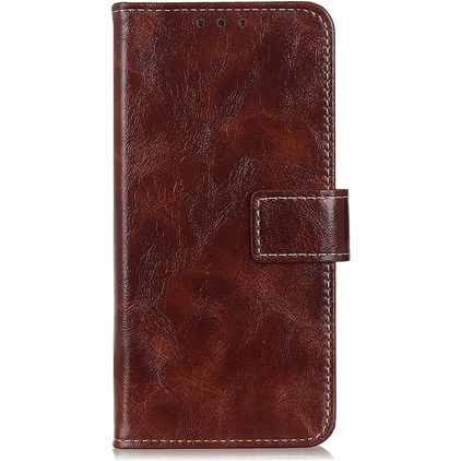 Mobigear Basic Sony Xperia L4 Hülle Klapphülle Geldbörse - Braun