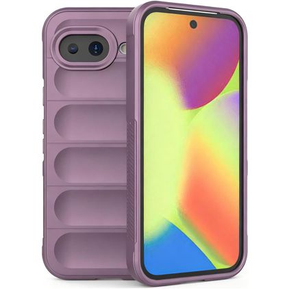 Mobigear Bumpy Google Pixel 10a Hülle Flexibles TPU Backcover - Lila