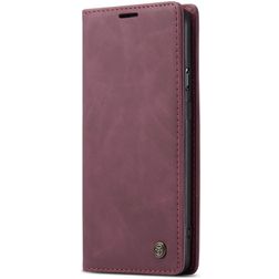 Caseme 013 OnePlus Nord Hülle Klapphülle Geldbörse - Rot