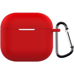 Mobigear Colors Apple AirPods 4 Hülle Flexibles Silikon - Rot