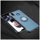 Mobigear Armor Ring HONOR Play Hülle Hardcase Backcover Stoßfest mit Ringhalter - Blau