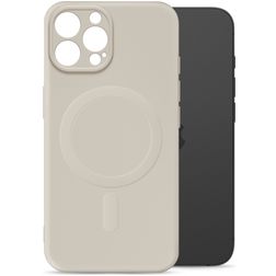 My Style Protective Flex iPhone 16 Pro Max MagSafe Hülle Flexibles TPU Backcover - Antique White