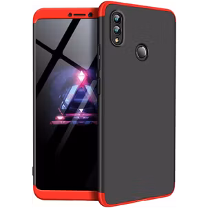 Mobigear TriGuard HONOR Note 10 Hülle Hardcase Backcover - Schwarz / Rot
