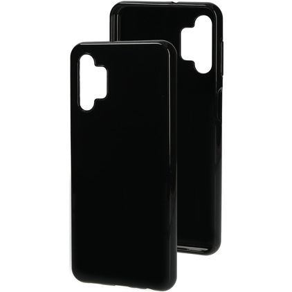 Mobiparts Classic Samsung Galaxy A32 5G Hülle Flexibles TPU Backcover - Schwarz