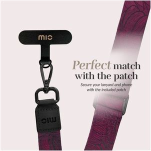 MIO Lanyard Universal-Handykette einstellbar - Berry Blooms