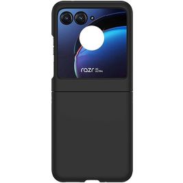 Mobigear Colors Motorola Razr 50 Hülle Hardcase Backcover - Schwarz