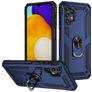 Mobigear Armor Ring Samsung Galaxy A13 4G Hülle Hardcase Backcover Stoßfest mit Ringhalter - Blau