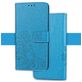 Mobigear Clover iPhone XR Hülle Klapphülle Geldbörse - Blau