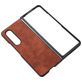 Mobigear Excellent Samsung Galaxy Z Fold 4 Hülle Hardcase Backcover - Braun