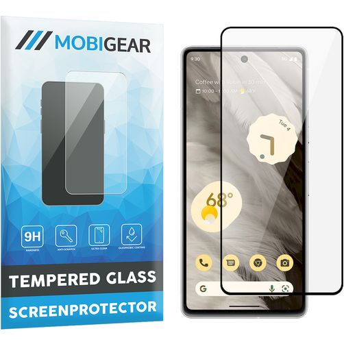 Mobigear Premium Google Pixel 7 Panzerglas Gehärtetes Glas Displayschutz - Hüllenfreundlich - Schwarz